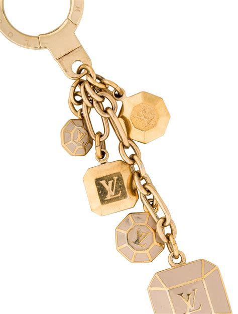 lv charm chain|luxury keychains for women.